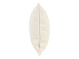  beties Wunschton Kissenhülle 30x70 cm Macciato Beige – Seitenansicht, melierter Möbelstoff 