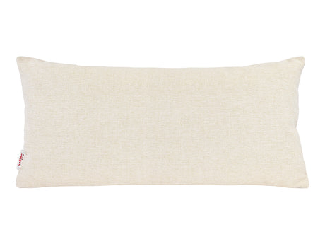  beties Wunschton Kissenhülle 30x70 cm Macciato Beige – Vorderansicht, melierter Möbelstoff Dekokissen 