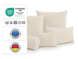  beties Wunschton Kissenhülle Macciato Beige – Zertifizierungsinfos OEKO-TEX, melierter Möbelstoff schadstoffgeprüft 