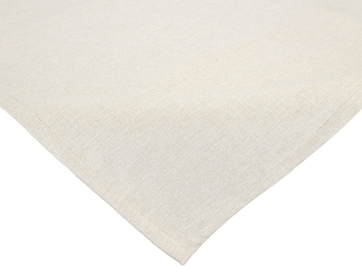  beties Wunschton Mitteldecke 80x80 cm Macciato Beige – Vorderansicht, melierter Möbelstoff Tischdeko 