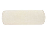  beties Wunschton Nackenrolle 15x40 cm Macciato Beige – Vorderansicht, melierter Möbelstoff Rollenkissen 