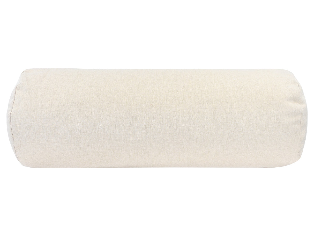  beties Wunschton XL Rollenhülle 25x70 cm Macciato Beige – Vorderansicht, melierter Möbelstoff 