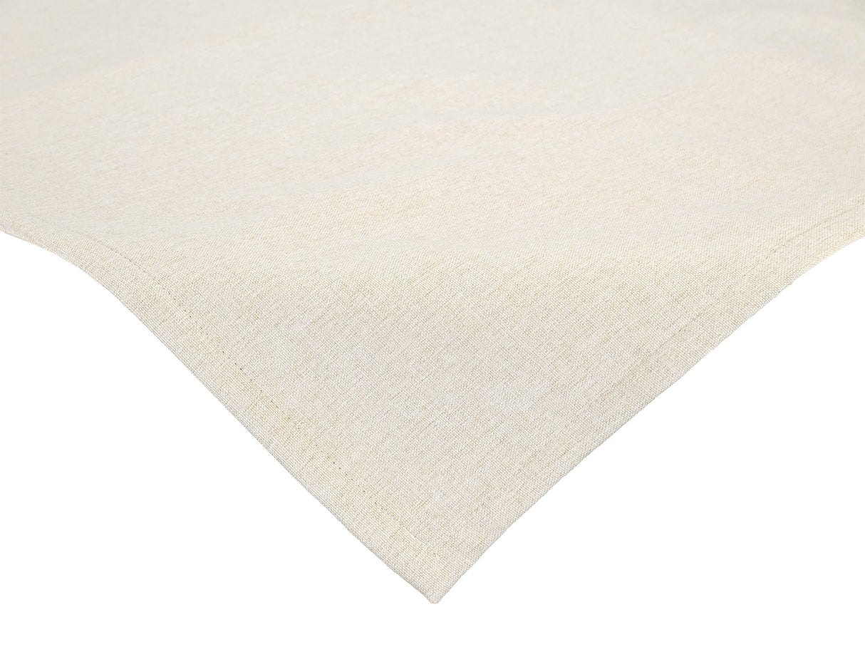  beties Wunschton XS Mitteldecke 60x60 cm Macciato Beige – Vorderansicht, melierter Möbelstoff Tischdeko 