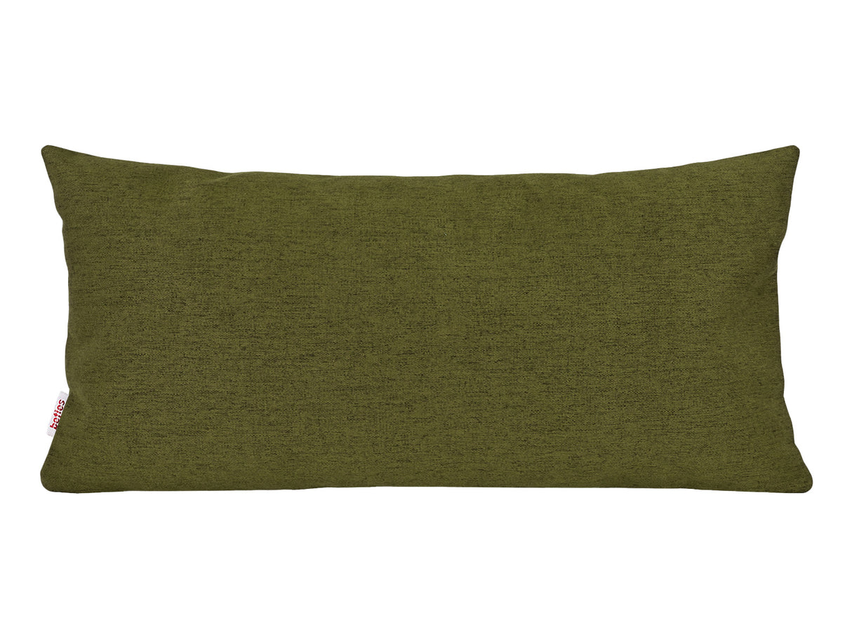  beties Wunschton Kissenhülle Organic Grün 30x70 cm – vorderansicht 