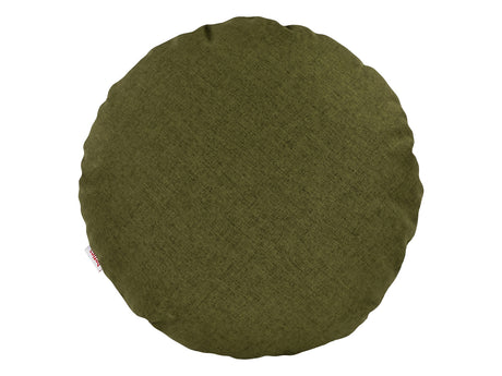  beties Wunschton Kissenhülle Organic Grün 40 cm rund – Vorderansicht 