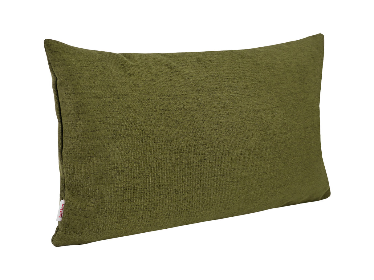  beties Wunschton Kissenhülle Organic Grün 40x60 cm – schrägansicht 