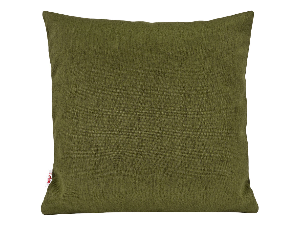  beties Wunschton Kissenhülle Organic Grün 60x60 cm – vorderansicht 