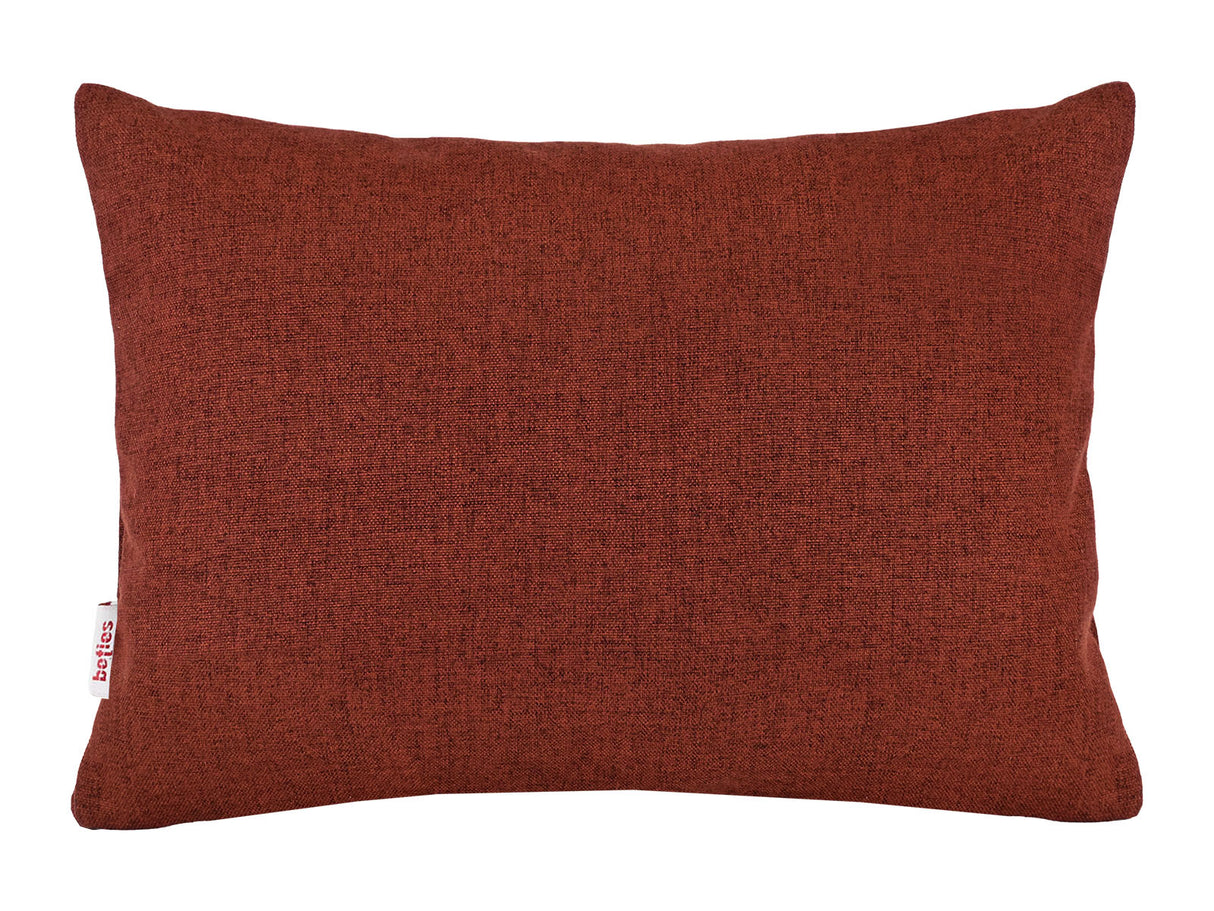 beties Wunschton Kissenhülle Rusty Bordeaux 25x35 cm – vorne  