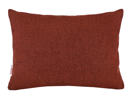  beties Wunschton Kissenhülle Rusty Bordeaux 25x35 cm – vorne  