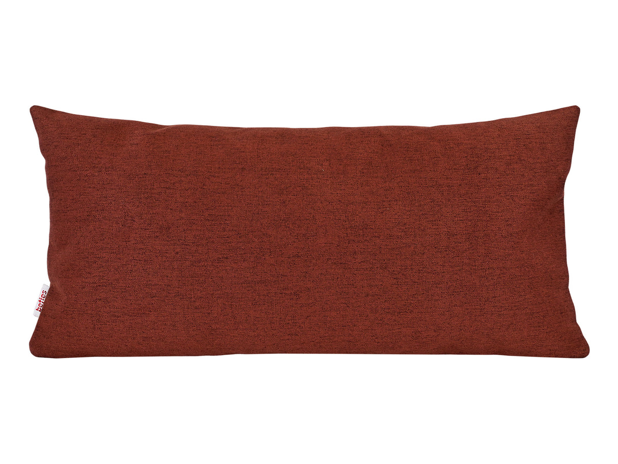  beties Wunschton Kissenhülle Rusty Bordeaux 30x70 cm – vorderansicht 