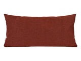  beties Wunschton Kissenhülle Rusty Bordeaux 30x70 cm – vorderansicht 