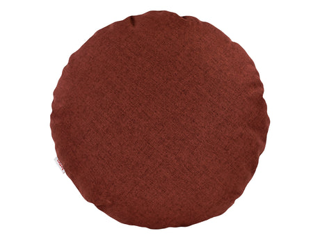  beties Wunschton Kissenhülle Rusty Bordeaux 40 cm rund – vorderansicht 