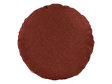  beties Wunschton Kissenhülle Rusty Bordeaux 60 cm rund – vorderansicht 