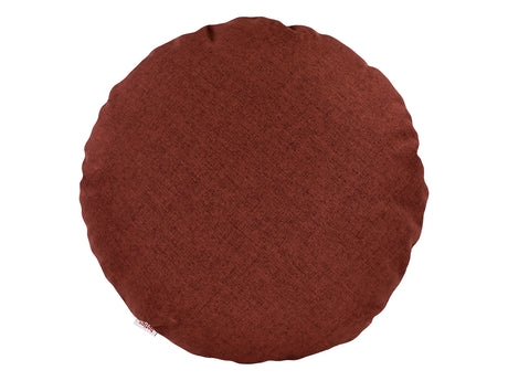  beties Wunschton Kissenhülle Rusty Bordeaux 60 cm rund – vorderansicht 