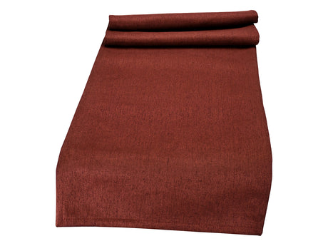  beties Wunschton XL-Tischläufer Rusty Bordeaux 40x220 cm – Vorderansicht 