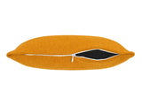  beties Wunschton Kissenhülle safrangelb 25x35 cm – Möbelstoff, liegend mit ofenem Reißverschluss