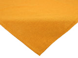  beties Wunschton Mitteldecke safrangelb 80x80 cm – Möbelstoff, Vorderansicht 