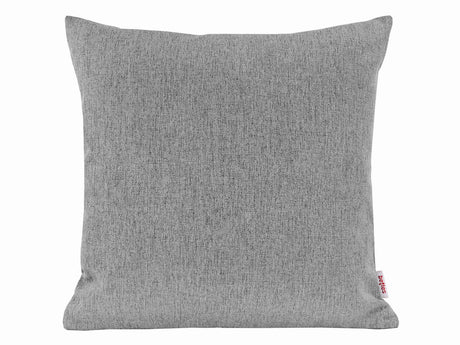  beties Wunschton Kissenhülle 40x40 cm Silber Grau – Vorderansicht, melierter Möbelstoff 