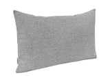  beties Wunschton Kissenhülle 40x60 cm Silber Grau – Schrägansicht, melierter Möbelstoff 