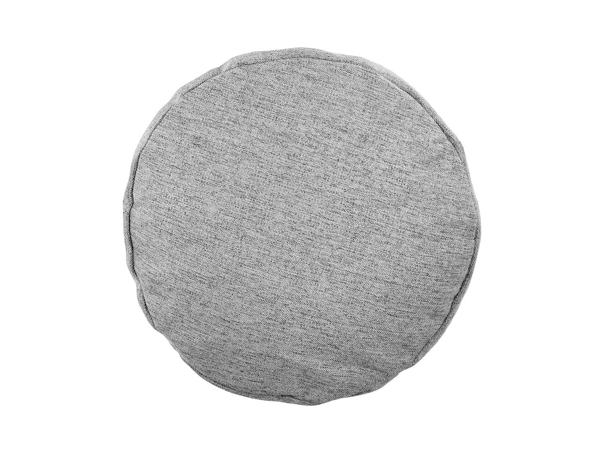  beties Wunschton XL Rollenhülle 25x70 cm Silber Grau – Seitenansicht, melierter Möbelstoff 