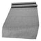  beties Wunschton XL Tischläufer 40x220 cm Silber Grau – Vorderansicht, melierter Möbelstoff 