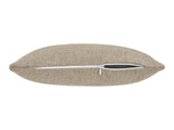  beties Wunschton Kissenhülle 25x35 cm Taupe Braun – liegend, melierter Möbelstoff Heimtextilien 