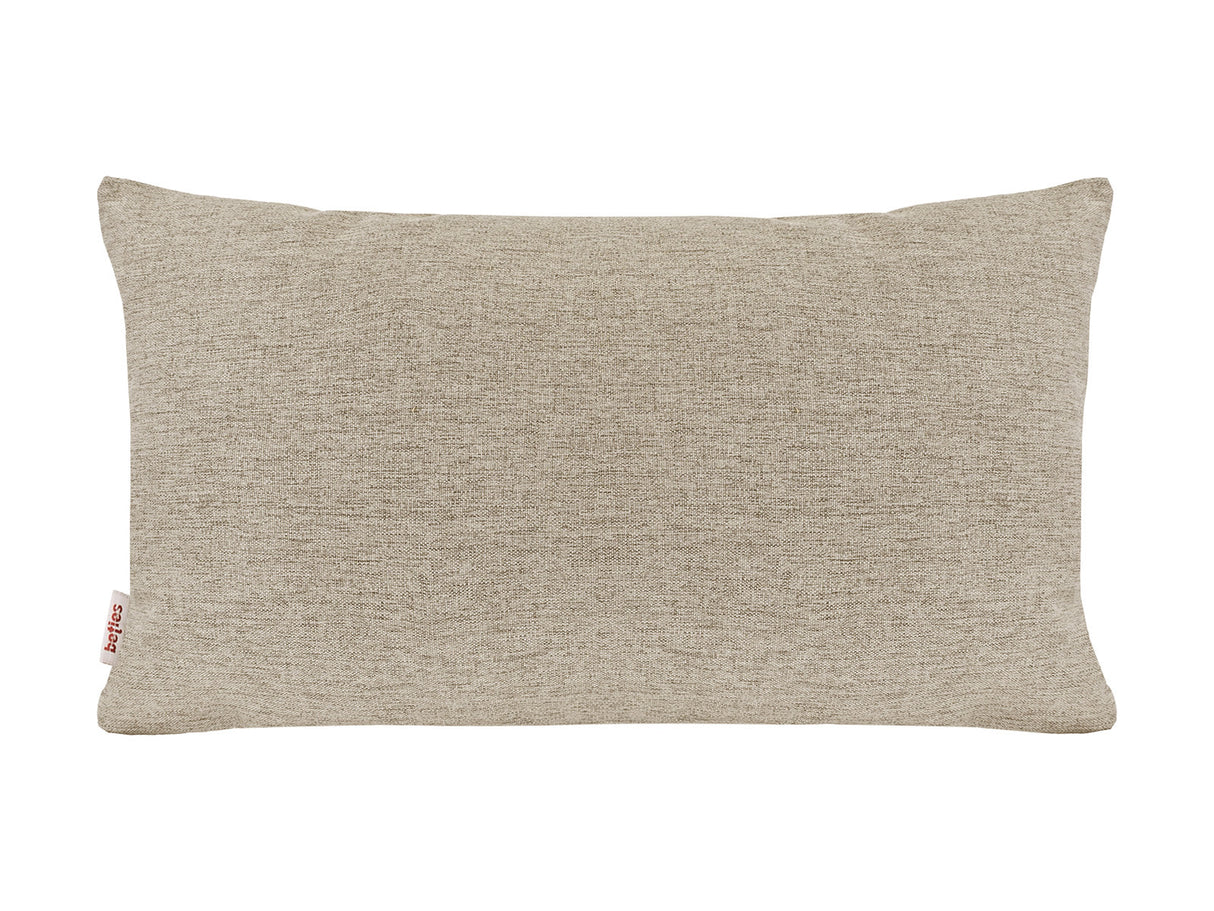  beties Wunschton Kissenhülle 30x50 cm Taupe Braun – Vorderansicht, melierter Möbelstoff Dekokissen 