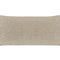  beties Wunschton Kissenhülle 30x70 cm Taupe Braun – Vorderansicht, melierter Möbelstoff Dekokissen 