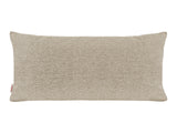  beties Wunschton Kissenhülle 30x70 cm Taupe Braun – Vorderansicht, melierter Möbelstoff Dekokissen 