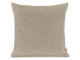  beties Wunschton Kissenhülle 40x40 cm Taupe Braun – Vorderansicht, melierter Möbelstoff Dekokissen 