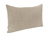  beties Wunschton Kissenhülle 40x60 cm Taupe Braun – Schrägansicht, melierter Möbelstoff Dekokissen 