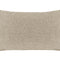  beties Wunschton Kissenhülle 40x60 cm Taupe Braun – Vorderansicht, melierter Möbelstoff Dekokissen 