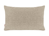  beties Wunschton Kissenhülle 40x60 cm Taupe Braun – Vorderansicht, melierter Möbelstoff Dekokissen 