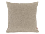  beties Wunschton Kissenhülle 50x50 cm Taupe Braun – Vorderansicht, melierter Möbelstoff Dekokissen 