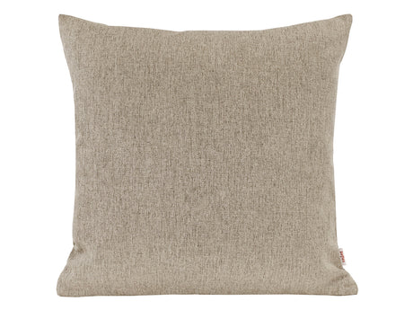  beties Wunschton Kissenhülle 60x60 cm Taupe Braun – Vorderansicht, melierter Möbelstoff Sofakissen 