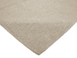  beties Wunschton Mitteldecke 80x80 cm Taupe Braun – Vorderansicht, melierter Möbelstoff Tischdeko 