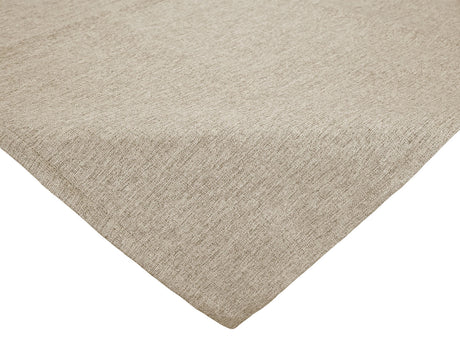  beties Wunschton Mitteldecke 80x80 cm Taupe Braun – Vorderansicht, melierter Möbelstoff Tischdeko 