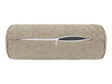 beties Wunschton Nackenrollenhülle 15x40 cm Taupe Braun – offen, melierter Möbelstoff 