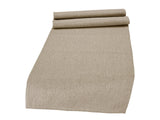 beties Wunschton Tischläufer 40x130 cm Taupe Braun – Vorderansicht, melierter Möbelstoff