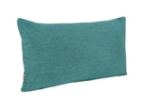  beties Wunschton Kissenhülle 30x50 cm Teal Petrol – Schrägansicht, melierter Möbelstoff 
