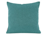  beties Wunschton Kissenhülle 40x40 cm Teal Petrol – vorderansicht, melierter Möbelstoff 