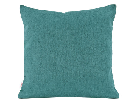 beties Wunschton Kissenhülle 45x45 cm Teal Petrol – vorderansicht, melierter Möbelstoff