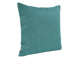 beties Wunschton Kissenhülle 60x60 cm Teal Petrol – schrägansicht, melierter Möbelstoff