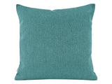 beties Wunschton Kissenhülle 60x60 cm Teal Petrol – vorderansicht, melierter Möbelstoff