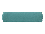  beties Wunschton Nackenrolle gefüllt 13x50 cm Teal Petrol – vorderansicht, melierter Möbelstoff 