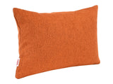  beties Wunschton Kissenhülle 25x35 cm Terracotta Orange – Vorderansicht, melierter Möbelstoff 