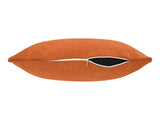  beties Wunschton Kissenhülle 30x50 cm Terracotta Orange – liegend, melierter Möbelstoff 