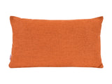  beties Wunschton Kissenhülle 30x50 cm Terracotta Orange – vorderansicht, melierter Möbelstoff 