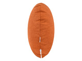  beties Wunschton Kissenhülle rund Ø40 cm Terracotta Orange – seitenansicht, melierter Möbelstoff 