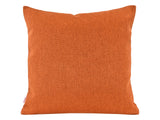  beties Wunschton Kissenhülle 40x40 cm Terracotta Orange – Vorderansicht, melierter Möbelstoff 